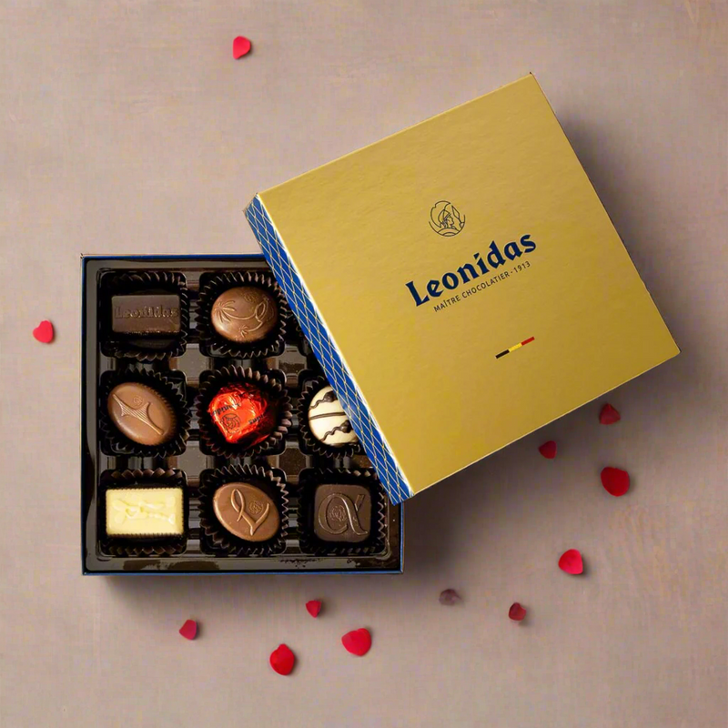 Leonidas Heritage Royal Blue Box - 9 Chocolates